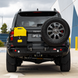 Prado 250 2025-On 022-02 Rear Wheel Carrier Single Jerry can Holder Package (Sand Black)