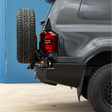 Prado 250 2025-On 022-02 Rear Wheel Carrier Double Jerry Can Holder Package (Sand Black)