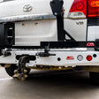Land Cruiser 200 series 2007-2015 022-02 Rear Wheel Carrier Double Jerry Can Holder Package (Non Blind Spot Radar Compatible) - SKU MCC-01008-202PK3