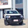 Hilux 2016-2025 Narrow 707-02 Falcon Bull Bar Black A-Frame Package (No Foglight) - SKU MCC-01017-702NUP