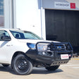 Hilux N80 2016-2025 Narrow 707-02 Falcon Bull Bar Black A-Frame Package (No Foglight) - SKU MCC-01017-702NUP