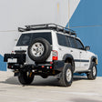 Patrol Y61 1997-2005 022-02 Rear Wheel Carrier Double Jerry Can Holder Package - SKU MCC-03003-202PK3