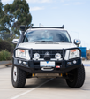 Dmax 2007-2011/ Holden RA7 - 707-02 Falcon Bull Bar Black A-Frame Package (LED Foglight) - SKU MCC-07002-702FOGUP