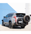 Pajero Sport QE 2015-2020 022-02 Rear Wheel Carrier Single Jerry Can Holder Package - SKU MCC-02010-202PK2