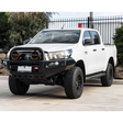 Hilux N80 2016-2020 707-01 Falcon Bull Bar Single Black Loop Package (LED Foglight) - SKU MCC-01017-701SBLFOG
