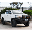 Hilux N80 2016-2020 707-01 Falcon Bull Bar Single Black Loop Package (LED Foglight) - SKU MCC-01017-701SBLFOG