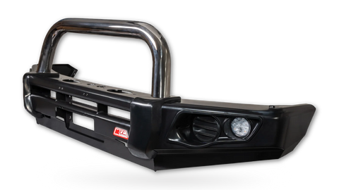 All-New Amarok 2023-On - 707-01 Falcon Bull Bar Single Stainless Loop Package (No Foglight) - SKU MCC-04002-701SSL