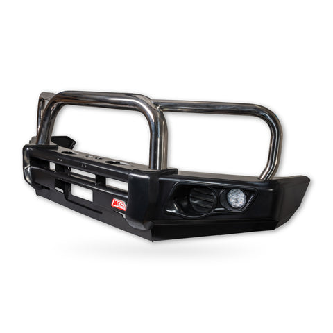 Patrol Y62 2018-Current Falcon Bull Bar Triple Stainless Loops Package - No Foglight - SKU MCC-03010