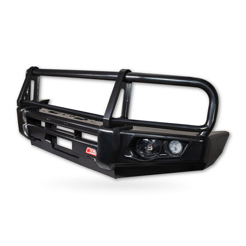 Great Wall Tank 300 2024-On - 707-02 Falcon Bull Bar Black A-Frame Package (LED Foglight) (Sand Black)