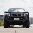 Navara NP300 2015-2020 707-02 Falcon Bull Bar Black A-Frame Package (LED Foglight) - SKU MCC-03013-702FOGUP