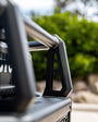 Prado 250 2025-On (With Fog) 707-02 Falcon Bull Bar Black A-Frame Package (LED Foglight) (Sand Black)