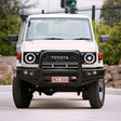 Land Cruiser 70 Series Single Cab 2024-On 707-01 Falcon Bull Bar Single Black Loop Package (LED Foglight)