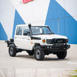 Land Cruiser 70 Series Single Cab 2024-On 707-01 Falcon Bull Bar Single Black Loop Package (LED Foglight)