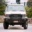Land Cruiser 70 Series Single Cab 2024-On 707-01 Falcon Bull Bar Single Black Loop Package (No Foglight)