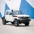 Land Cruiser 70 Series Single Cab 2024-On 707-01 Falcon Bull Bar Triple Stainless Loops Package (LED Foglight)