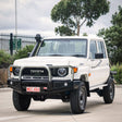 Land Cruiser 70 Series Single Cab 2024-On 79 Single Cab My17On 707-01 Falcon Bull Bar Triple Stainless Loops Package (No Foglight)