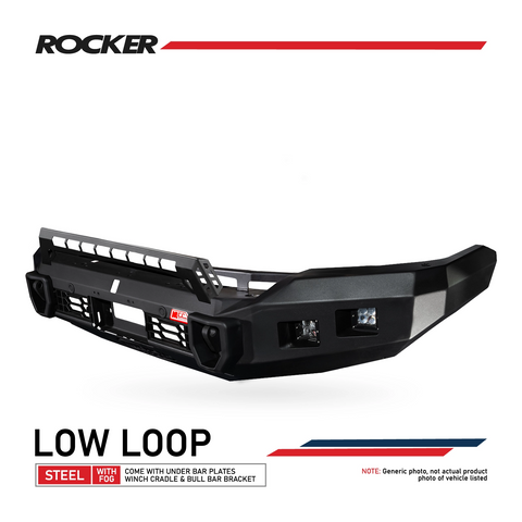 Next-Gen Ranger Raptor 2022-On - 078-01SQL Rocker Bull Bar Single Low Loop Package - SKU MCC-05011-7801SQL