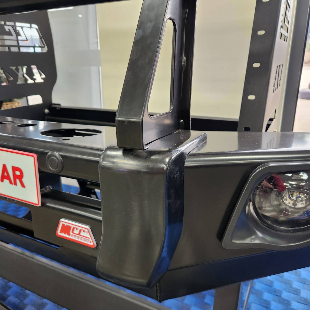 707-02 bumper Overrider Rubber/Pair - SKU MCC-8008-702OR