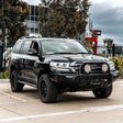 Land Cruiser 200 series Facelift 2015-2020 808-01 Phoenix Bull Bar Single Black Loop Package - SKU MCC-01019-801SBL