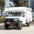 Hilux N80 2016-2025 Narrow 707-02 Falcon Bull Bar Black A-Frame Package (No Foglight) - SKU MCC-01017-702NUP