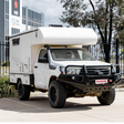 Hilux N80 2016-2025 Narrow 707-02 Falcon Bull Bar Black A-Frame Package (No Foglight) - SKU MCC-01017-702NUP