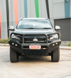 Pajero Sport QE 2015-2020 078-02SQ Rocker Bull Bar Triple Loops Package - SKU MCC-02010-7802SQ