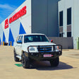 BT50 UN 2006-2011 707-02 Falcon Bull Bar Black A-Frame Package (LED Foglight) - SKU MCC-06001-702FOGUP
