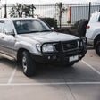 Land Cruiser 100 series 1998-2007 707-02 Falcon Bull Bar Black A-Frame Package (No Foglight) - SKU MCC-01007-702UP
