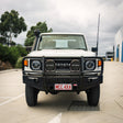 Land Cruiser 79 Series Single Cab 2024-On 808-02 Phoenix Bull Bar Black A Frame Package - SKU MCC-01024-802SC