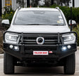 Great Wall Cannon 2025-On Facelift 2025-On 707-02 Falcon Bull Bar Black A-Frame Package (LED Foglight)