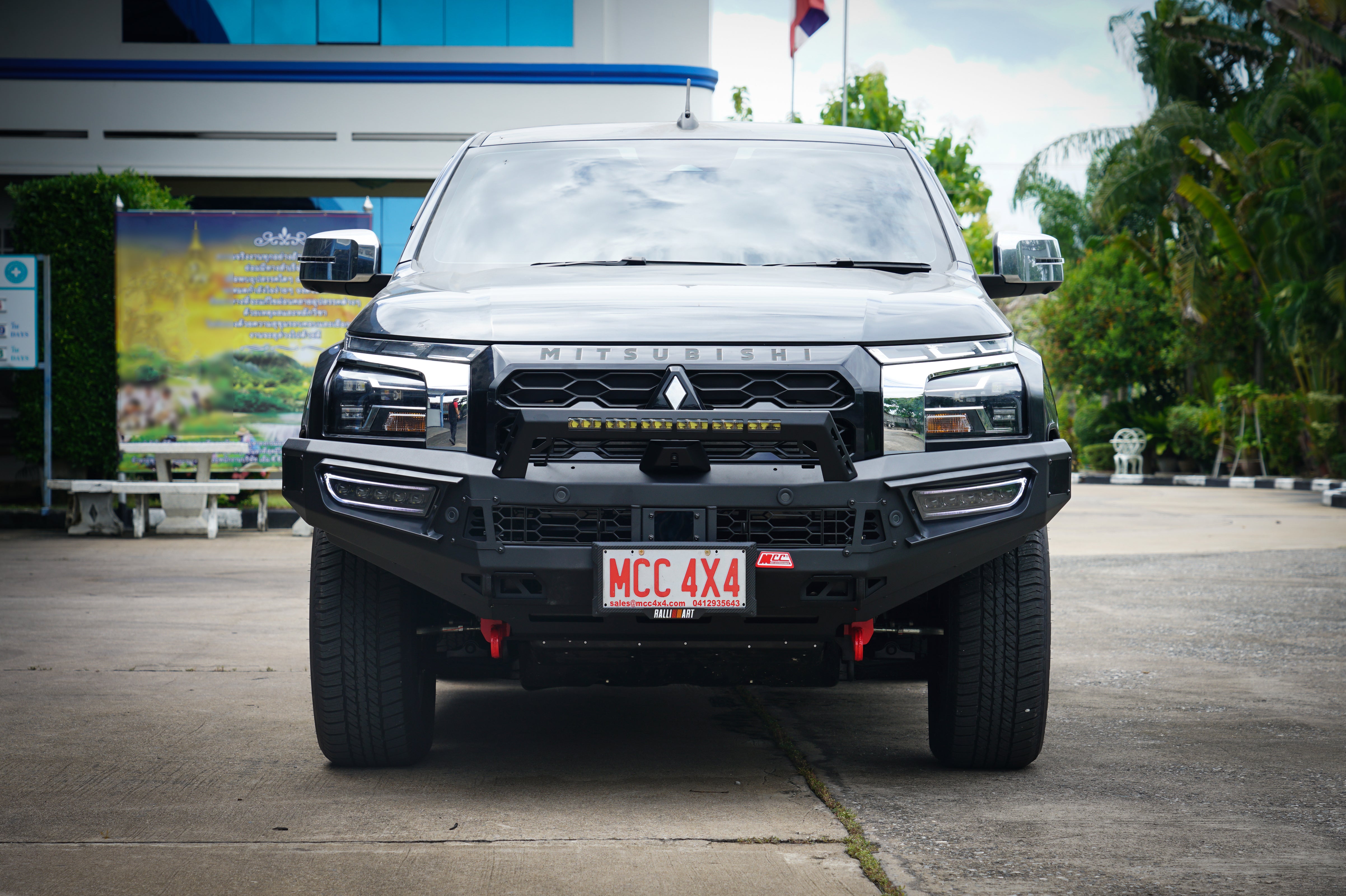 Triton MV 2024-On 909-01 Alloy Pegasus Bull Bar Bumper Replacement Package