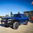 Triton MR 2019-Present 039BSR Side Step and Rail Package (Chrome Step Plate) (50mm Bull Bar) - SKU MCC-02011-039BSR