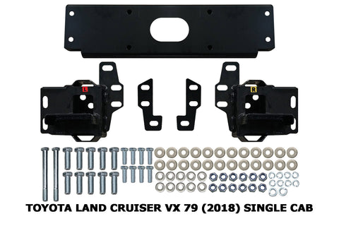 Land Cruiser 70 series UTE 2016-Current Bull Bar Brackets Includes (078/707/808/AW) - SKU MCC-01005-BBSC