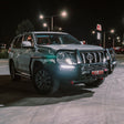 Prado 150 prefacelift 2009-2017 039BSR808 Side Step and Rail Package (Chrome Step Plate) (60mm Bull Bar) - SKU MCC-01011-039BSR808