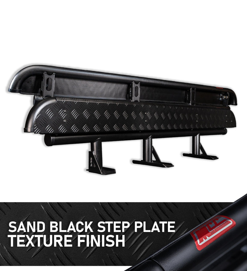 Prado 120 2002-2009 309SBK Side Step Package (Sand Black) - SKU MCC-01010-309SBS