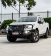 BT50 UP UR 2012-2020 707-02 Falcon Bull Bar Black A-Frame Package (LED Foglight) - SKU MCC-06002-702FOGUP