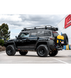 FJ Cruiser XJ10 2006-2017 039BSR All Black Side Step and Rail Package (50mm Bull Bar) - SKU MCC-01012-039ABSR