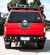 Navara D40 2005-2015 022-03 Jack Rear Bar with Light kit and Black Step Plate Package - SKU MCC-03006-203SPBL