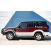 Prado 90 1996-2002 039BSR Side Step and Rail Package (Chrome Step Plate) (50mm Bull Bar) - SKU MCC-01009-039BSR