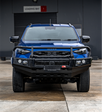 Isuzu MUX 2025-On Facelift Falcon Bull Bar Black A-Frame Package (LED Foglight)