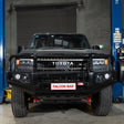 Prado 250 2025-On (With Fog) 707-02 Falcon Bull Bar Black A-Frame Package (LED Foglight) (Sand Black)
