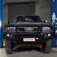 Prado 250 2025-On (With Fog) 707-02 Falcon Bull Bar Black A-Frame Package (LED Foglight) (Sand Black)