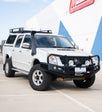 Dmax 2007-2011/ Holden RA7 - 707-02 Falcon Bull Bar Black A-Frame Package (LED Foglight) - SKU MCC-07002-702FOGUP