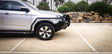 Dmax RG/BT50 TF 2020-Present 039BSR808 Side Step and Rail Package (Chrome Step Plate) (60mm Bull Bar) - SKU MCC-08007-039BSR808