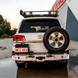 Land Cruiser 200 series 2007-2021 022-02 Rear Wheel Carrier Single Jerry Can Holder Package (Non Blind Spot Radar Compatible) - SKU MCC-01008-202PK2