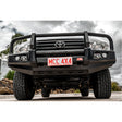 Land Cruiser 200 series prefacelift 2007-2015 707-02 Falcon Bull Bar Black A-Frame Package (LED Foglight) - SKU MCC-01008-702FOGUP