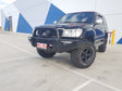 Land Cruiser 100 series 1998-2007 808-01 Phoenix Bull Bar Single Black Loop Package - SKU MCC-01007-801SBL