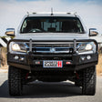 Colorado RG Trail Blazer 2017-2020 707-02 Falcon Bull Bar Black A-Frame Package (LED Foglight) - SKU MCC-07005-702FOGUP
