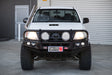 Hilux GGN25R 2005-2011 707-02 Falcon Bull Bar Black A-Frame Package (LED Foglight) - SKU MCC-01002-702FOGUP