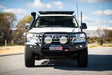Land Cruiser 200 series 2007-2021 039BSR All Black Side Step and Rail Package (60mm Bull Bar) - SKU MCC-01019-039ABSR
